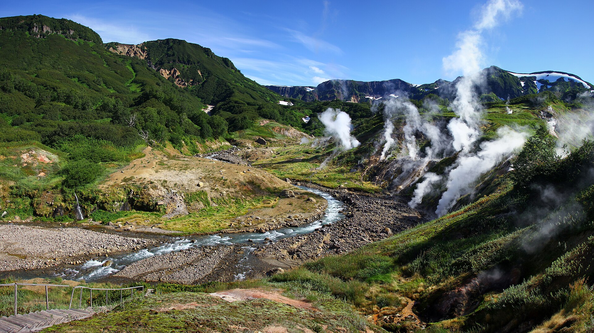 Valley of Geysers Flightseeing and Geothermal Route